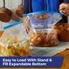 Hefty Slider Freezer Kitchen Storage Bags, Gallon Size, 25 Count