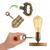 KALIONE 2 Pack Lamp Switch Replacement with Extensions, Turn On/Off
