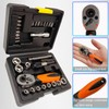 JEUCLEL 31PCS 1/4" Drive Mini Ratchet Set with bits, Torx,