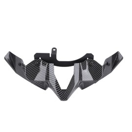 Motorcycle Naked Front Spoiler for Z900 2020-2024, Motorcycle Aerodynamic Winglets Beak Nose Cone Extension Fairing Cowls, Front Wing Downforce Naked Spoilers (Carbon Fiber Style)