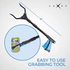 Grabber Reacher Tool, Luxet Long Steel Foldable Pick Up Stick,