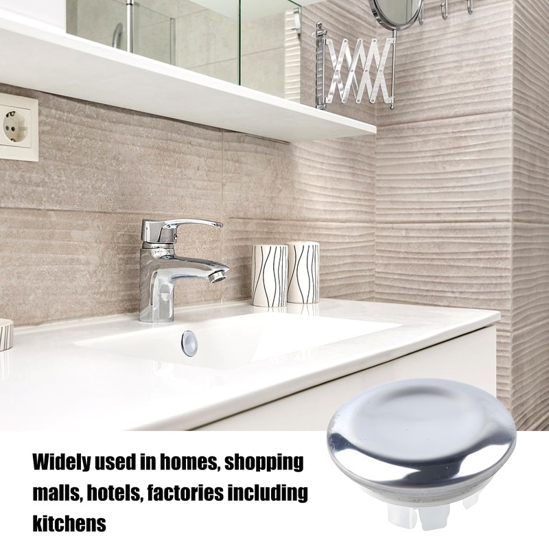 Yistoi Pack of 4 Sink Overflow Covers, Applicable Diameter 22-24