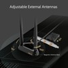 ASUS PCE-BE92BT WiFi 7 PCI-E Adapter (2 External Antennas and