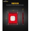Partsam RV Tail Light Module Reverse Backup Lights Clear Lens