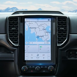 WEIPIN For Matte Anti Glare Tempered Glass 2024 2025 2026 Ford Ranger 10.1 Inch Touchscreen Screen Protector - Ranger (XL/XLT) Accessories