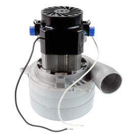 Tangential Vacuum Motor - 5.7" dia - 3 Fans - 120 V - 13.1 A - 1502 W - 465 Airwatts - 136" Water Lift - 91.4 CFM - Lamb/Ametek 116765-00