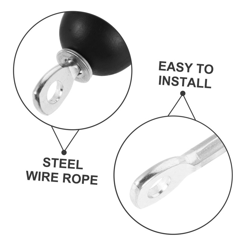 WOONEKY Fitness Pulley Cable System High Strength Steel Wire Rope