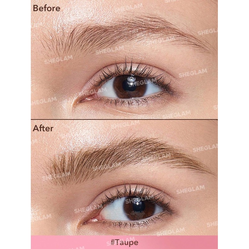 SHEGLAM Brow-Fection Angled Brush & Dip Upgraded Microblading Eyebrow Pen