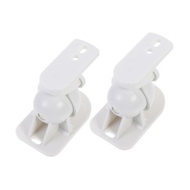 Gadpiparty 2 Sets Speaker Wall Brackets of for Home Ktv Concerts Sleek White Design Swivel Tilt for Optimal Sound Angle