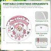 xipixiao 3D Effect Christmas Ornament 2024 | Christmas Vibes Cute