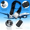 ZEBWAY Airplane Seat Belt Extender, Adjustable 7-32"" Airplane Seatbelt Extender