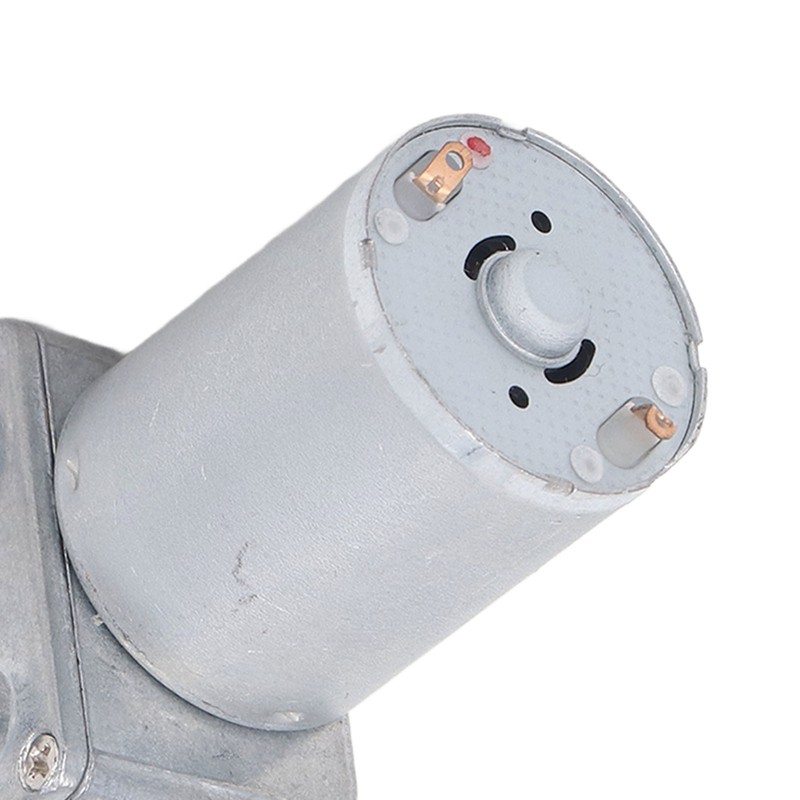 Double Shaft DC Gear Motor 25kg.cm 12mm Self Locking Reversible