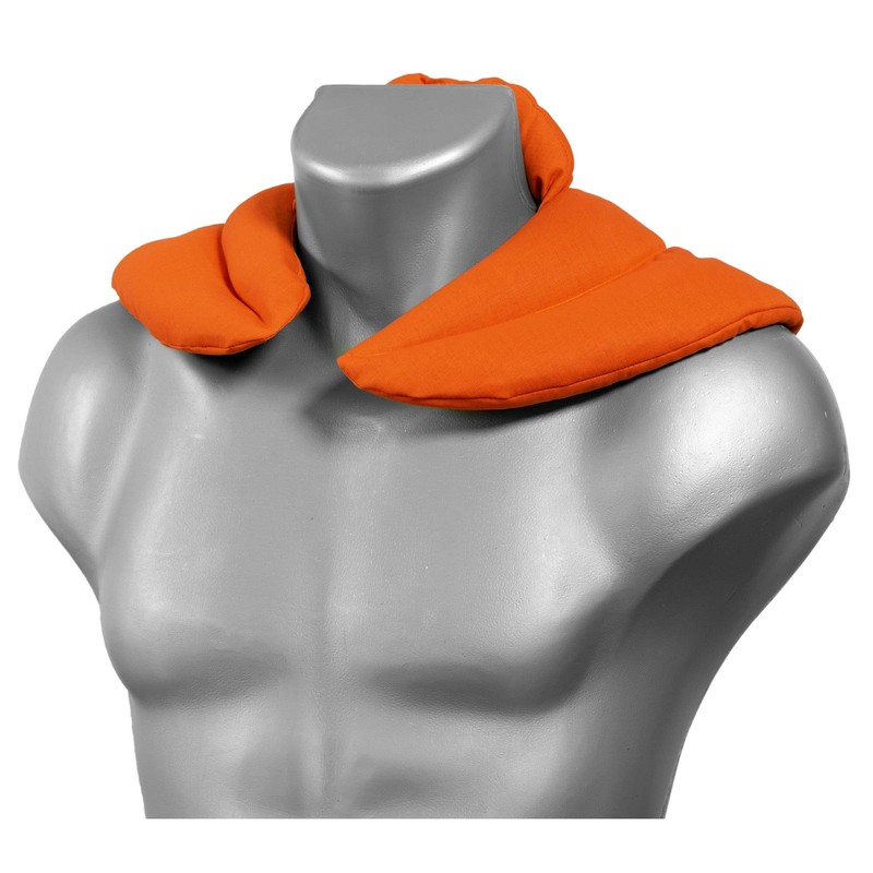 Neck Pillow with Stand-Up Collar Orange Cherry Stone Pillow Neck