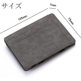 OYUEGE Men's Thin Thin Wallet Bifold Wallet Magic Funny Wallet Bifold Wallet 4 Card Holder for Women Men Coin Purse Card Holder Compact Simple Plain Men's Men's Fashion Unisex Father's Day Mother's