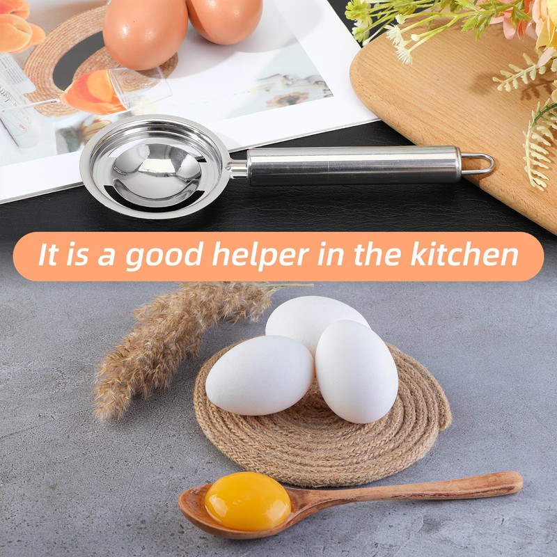 XLIUAX 2 Pcs Egg Yolk Separator, Egg Separator for Raw