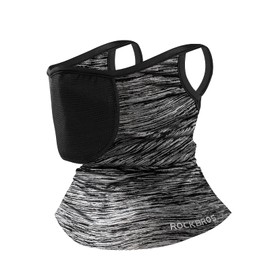 ROCKBROS Face Cover, Cold Sensation, Neck Cover, For Summer, Sports, UV Protection, Ear Wrap, Filter, Sunscreen, Sweat Absorbent, Quick Drying, Breathable, Windproof, Dustproof, Washable, Cycling,