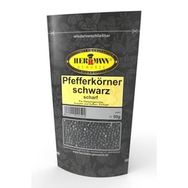 Peppercorns Black Sharp 50g No Additives Glutamate