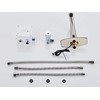 HHOOMMEE Commerical Automatic Touchless Bathroom Sink Faucet Brush Nickle Motion