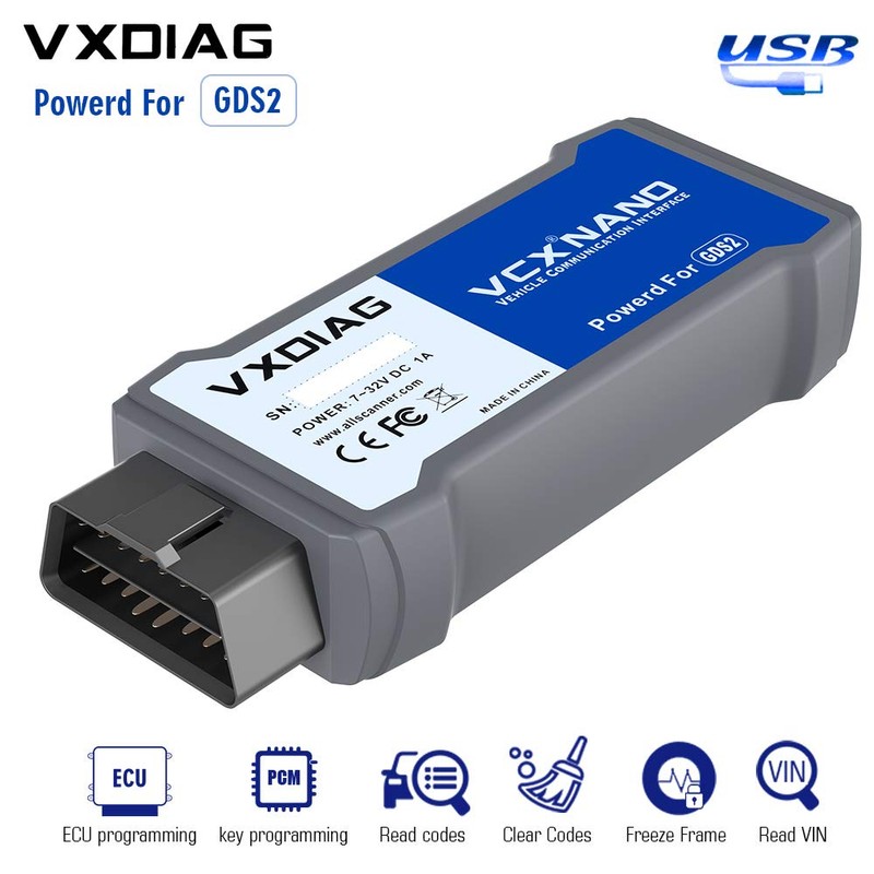 VXDIAG VCX Nano GDS2 and Tech2Win Diagnostic Tool Compatible for