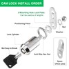 2 Pack Cabinet Lock with Keys, 1-1/8” RV Storage Locks