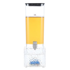 Mpuufom Beer Tower 3L/100oz - Beverage Dispenser with Stainless Spigot & LED Color lamp, Margarita Tower, Mimosa Tower, Drink Dispensers for Parties, Drink Tower, champagne tower, liquor dispenser