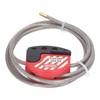 Safety Padlock Set Adjustable Stainless Steel Cable Lockout and 38mm