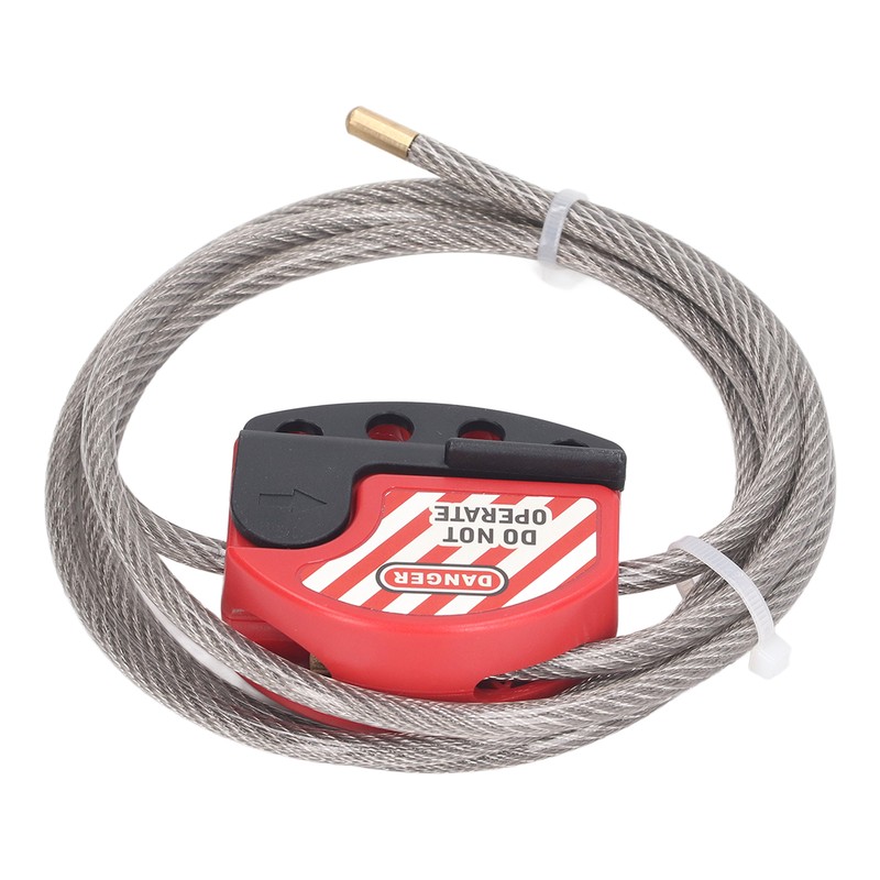 Safety Padlock Set Adjustable Stainless Steel Cable Lockout and 38mm