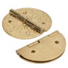 10pcs Mini Antique Hinges Round Exquisite Retro Design Corrosion Resistance