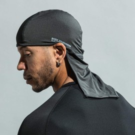 Otafuku Glove JW-613 f Body Toughness Cooling Deodorizing Power Stretch Head Cap with Cover, Skull Cap Gray