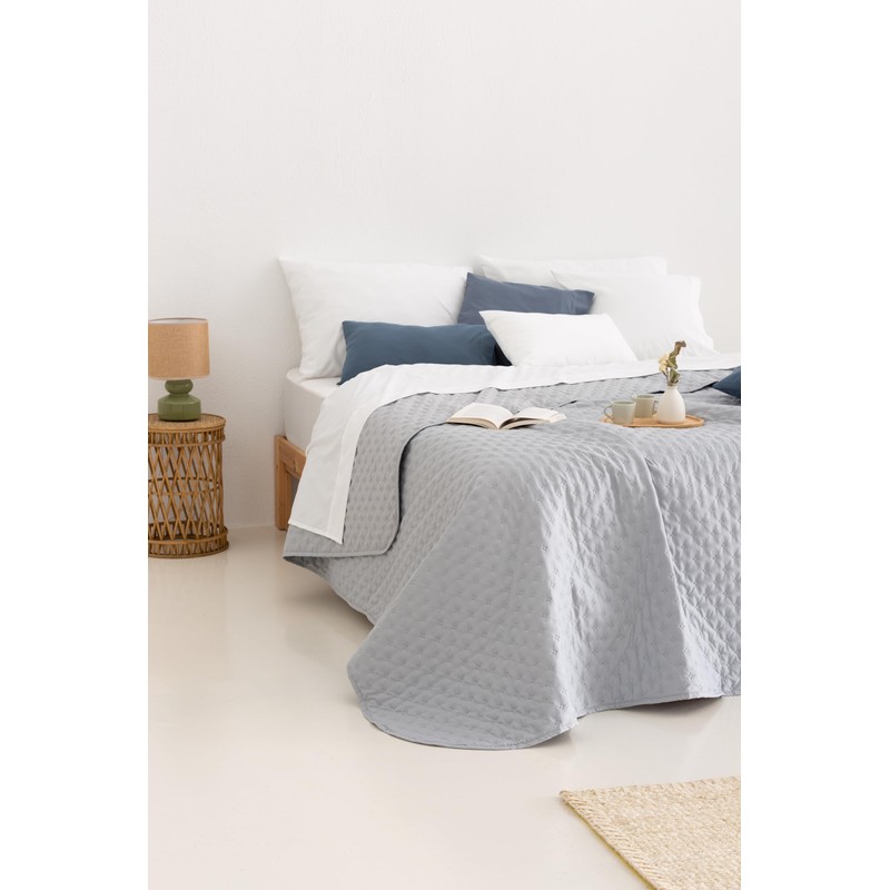 Todocama Fine Bedspread Star Design Spring, Summer, Autumn and Winter