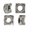M12 Square Weld Nuts Plain Steel Weldable Nuts for Welding