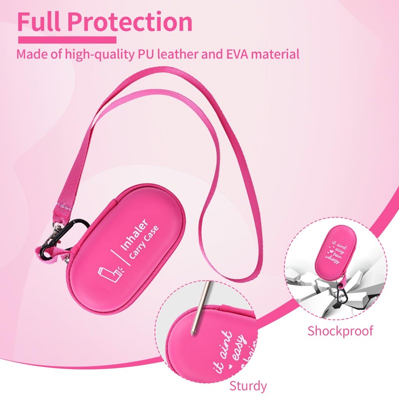 Asthma Inhaler Holder Case – Hard Shell Travel Storage Case,