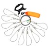 Hunter's Tail Fish Stringer, Wade Fishing Stringer Clip Heavy Duty