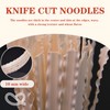 SXET 2 Packs Knife Cut Noodles, Knife Sliced Noodles, Chinese