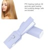 Mini Hair Straightener Portable Straight Curly Hair Flat Iron Rechargeable