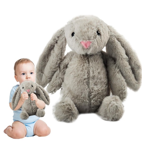 TIVUNORON Rabbit Cuddly Toy, 28 cm Easter Rabbit Plush Toy,