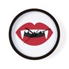 CafePress Vampire Teeth 10" Wall Clock for Livingroom, Kitchen, or