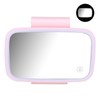 Car Sun Visor Makeup Mirror Surround LED Lights Touch Screen