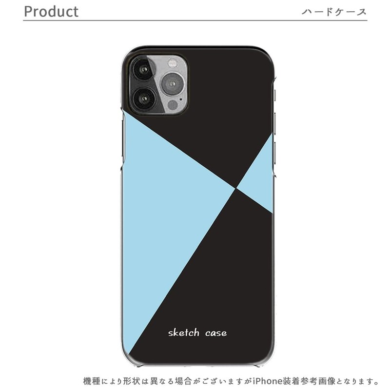 Galaxy A36 5G 用 SM-A366 ギャラクシーA36カバー5G スマホケース スケッチ風 シンプル柄 ブルー×グラフィット