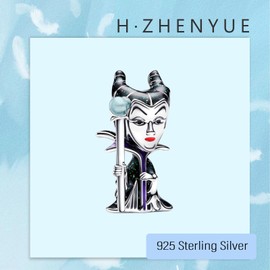H.ZHENYUE Pendant Charms 925 Sterling Silver Animal People Bead Charms with Cubic Zirconia for European Bracelets Necklace, Jewellery Gift Christmas, Valentine's Day, Mother's Day, Women, 3