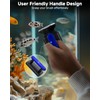 AQQA Magnetic Aquarium Fish Tank Glass Cleaner, Dual-Blades Algae Scraper