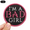 2 Pcs I'm A Bad Girl Embroidered Appliques Patch with
