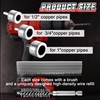 1/2"&3/4"&1" Copper Pipe Cleaner for Drill with 1/4" Hex Shank
