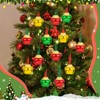 Sumind 100 Pieces Christmas Bell Necklaces Large Bell Necklaces with