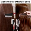 2Pcs Dandruff Comb, Stainless Steel Fine Tooth Comb for Women
