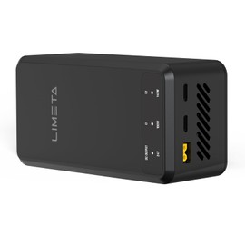 LIMETA 200W Multi-Port Charger, 140W USB C+100W USBC,24V DC Port, Compact and Portable Size,Efficient Heat Dissipation, Comprehensive Safety Protection, Dual-Channel Charging