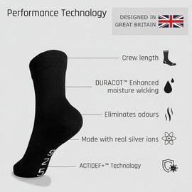 925Socks PERFORMANCE SILVER ION TECHNOLOGY - 3/B/L