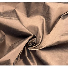 wowfabric4less123 Brown Black Iridescent 100% silk dupioni fabric 54” wide Sold By The Yard