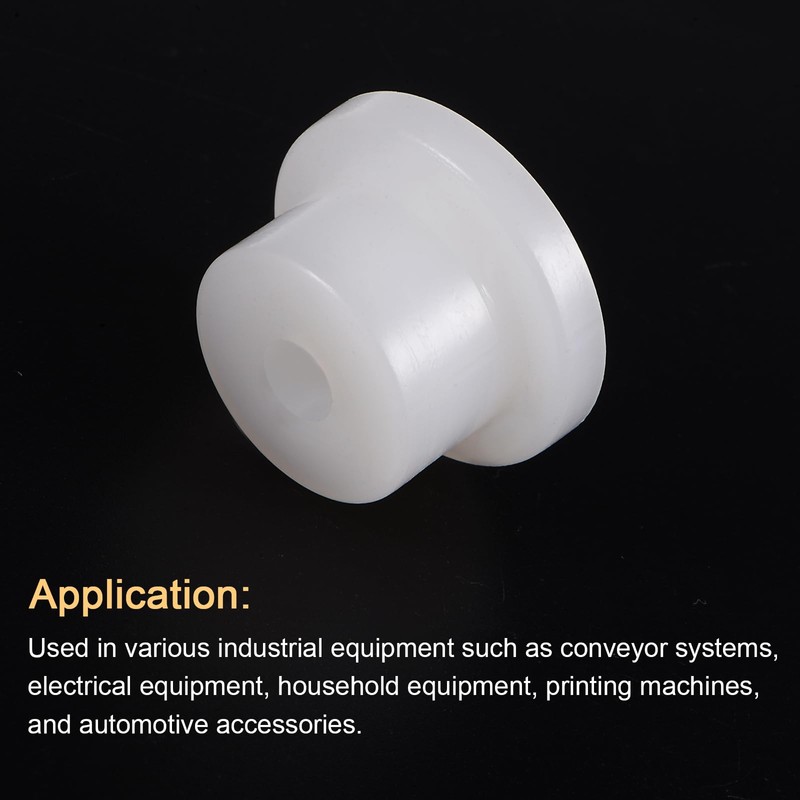 QUARKZMAN Pack of 10 Flanged Plain Bearings Plastic Bushings 8