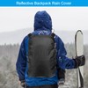 PATIKIL 30-40L Waterproof Backpack Rain Cover, Anti-Slip Cross Buckle Straps